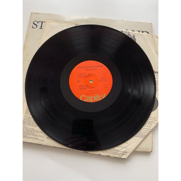 Steve Miller Band Anthology 1972 2 LP + Booklet Capitol Records 11114 EX - Picture 8 of 9